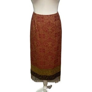 Parisian Fringes Skirt